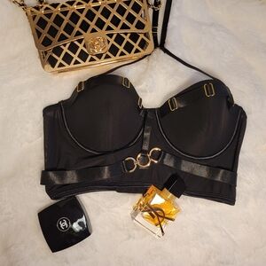 Chic Black Women's Bustier